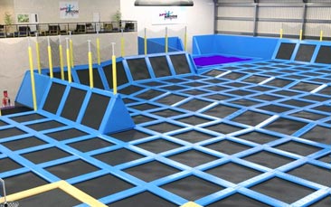 trampoline park hen party