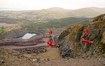 ultimate zip wire hen party