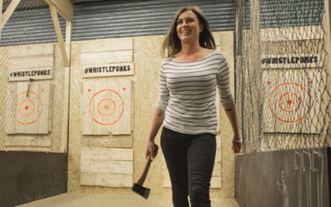 urban axe throwing hen party