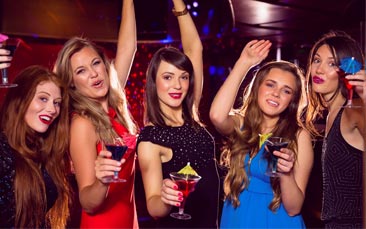 guestlist nightclubbing hen party