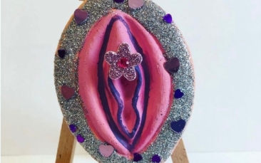 vulva painting class hen party