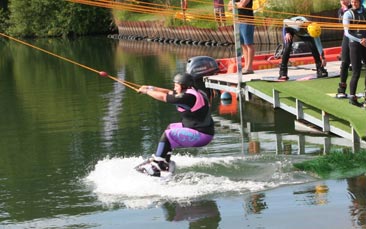 wakeboarding hen party