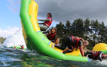 water assault course hen party